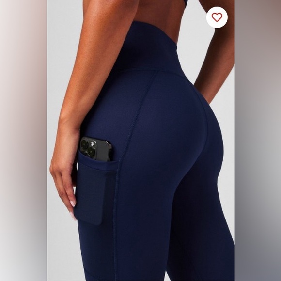 NWT- Fabletics On-The-Go PowerHold HW Legging -HEATED RED (27”inseam) - Picture 9 of 10